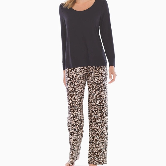 Soma Other - Soma Cool Nights PJ Set Leopard Animal Print XL